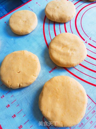 红薯糯米芝士饼的做法步骤：7