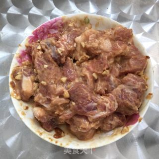 木耳蒸排骨的做法步骤：4
