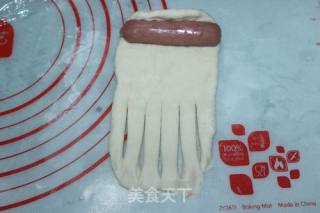 香肠面包的做法步骤：6
