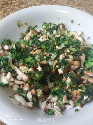 香菇青菜小包子的做法步骤：4