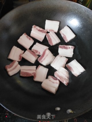 五花肉煲千叶豆腐的做法步骤：4