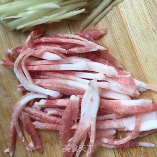 肉丝仔姜的做法步骤：6