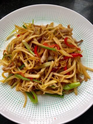 肉丝仔姜的做法步骤：17