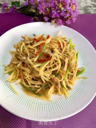 肉丝仔姜的做法步骤：18