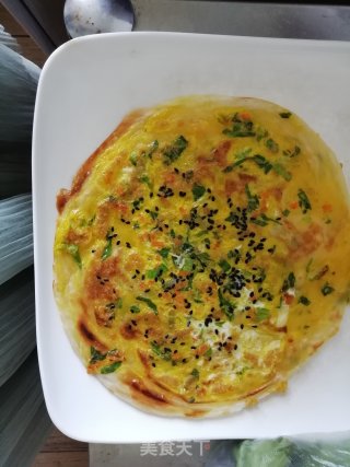 手抓饼版鸡蛋饼的做法步骤：6