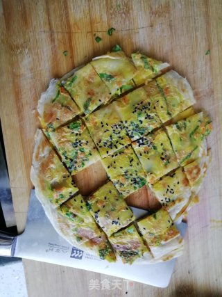手抓饼版鸡蛋饼的做法步骤：7
