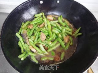 四季豆烧肉的做法步骤：7