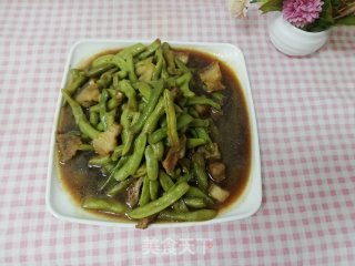 四季豆烧肉的做法步骤：8