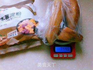 红薯丸子（芋圆）的做法步骤：1
