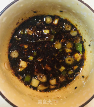 凉拌菠菜粉丝的做法步骤：8
