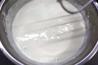 猕猴桃酸奶奶酪慕斯蛋糕的做法步骤：9