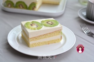 猕猴桃酸奶奶酪慕斯蛋糕的做法步骤：18
