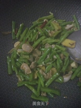 豆角炒肉的做法步骤：6