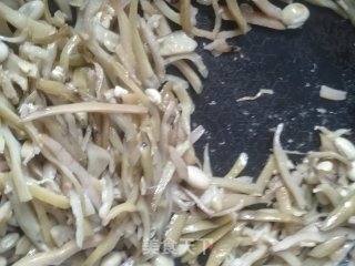 素炒毛抓豆的做法步骤：4