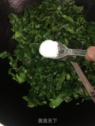鲜虾五花肉芥蓝炒饭的做法步骤：10