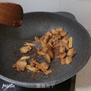 五花肉烧四季豆（东北口味）的做法步骤：12