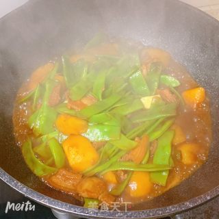 五花肉烧四季豆（东北口味）的做法步骤：16