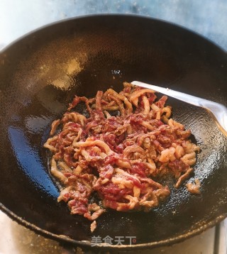 仔姜炒牛肉的做法步骤：4