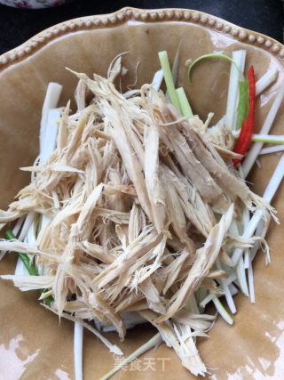 葱香鸡丝的做法步骤：5