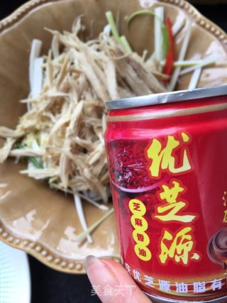 葱香鸡丝的做法步骤：7