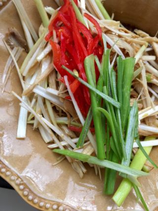 葱香鸡丝的做法步骤：10