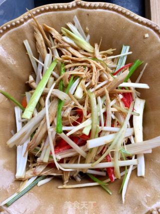 葱香鸡丝的做法步骤：11