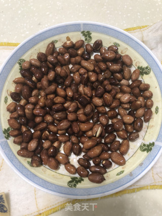 微波炉爆香花生的做法步骤：5