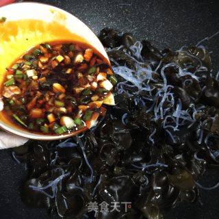 粉丝拌木耳的做法步骤：6