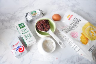 蜜豆华夫饼的做法步骤：1