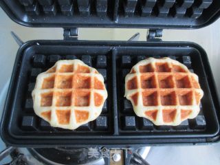 蜜豆华夫饼的做法步骤：8
