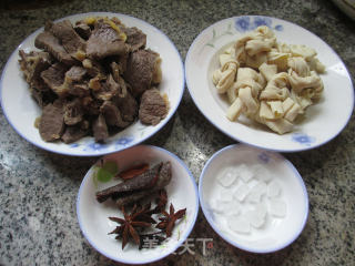 千张结烧牛肉的做法步骤：1