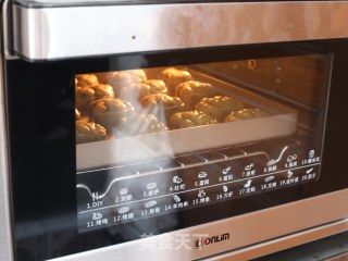 黑麦陈皮豆沙月饼的做法步骤：8