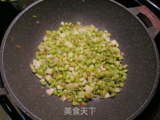 肉末芹菜利马豆的做法步骤：4
