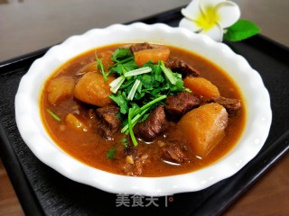 番茄土豆炖牛腩的做法步骤：9