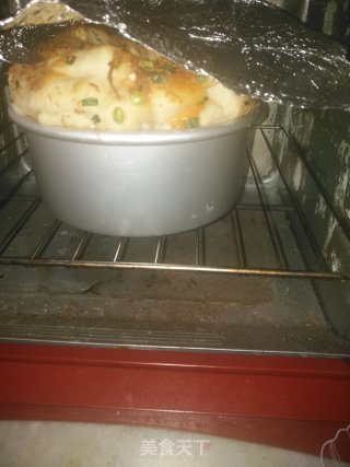 手撕香葱肉松面包的做法步骤：25