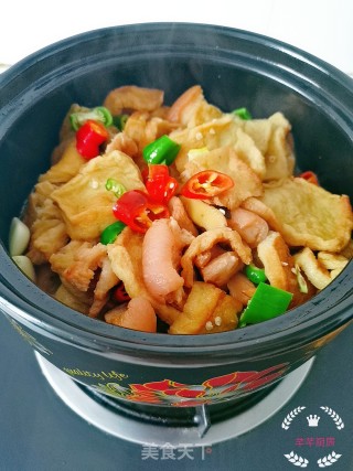 砂锅焖双肉的做法步骤：17