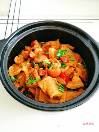 砂锅焖双肉的做法步骤：19