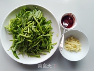 腐乳炒空心菜的做法步骤：2