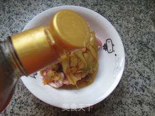 榨菜丝肉末蒸冬瓜的做法步骤：4