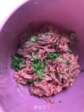 烤牛肉蔬菜饼的做法步骤：3