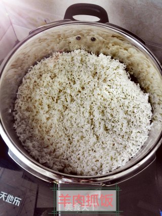 家庭版羊肉抓饭的做法步骤：10