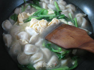 鸭蛋鸡毛菜迷迷饺的做法步骤：9