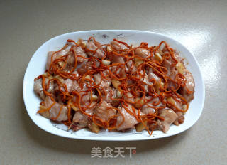虫草花蒸鸡的做法步骤：7