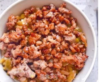 榨菜肉沫蒸豆腐的做法步骤：4