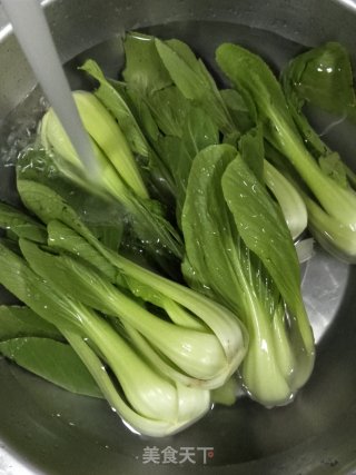 蒜香油菜的做法步骤：2