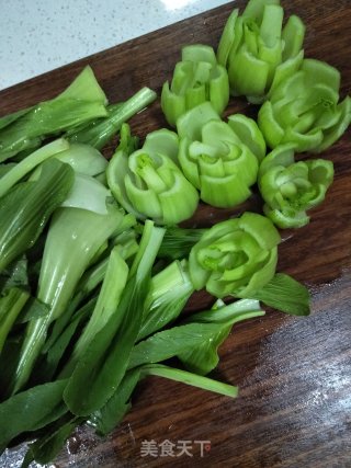 蒜香油菜的做法步骤：3