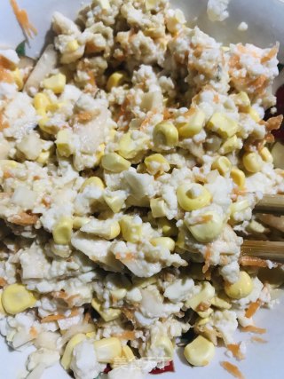 素菜饺子的做法步骤：1