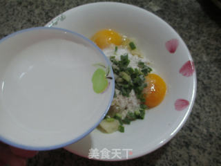 香葱莲藕煎饼的做法步骤：7