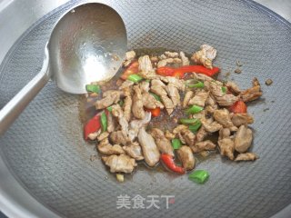 肉炒杏鲍菇海带丝的做法步骤：8