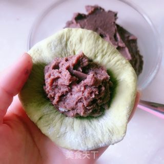 绿茶红豆面包的做法步骤：3